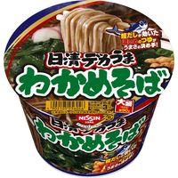 日清食品 日清デカうま わかめそば カップ麺大盛 カップそば 1セット（3個）