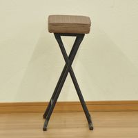 エイ・アイ・エス 折畳ハイスツール ブラウン AAHS-400 BR 1脚（直送品）