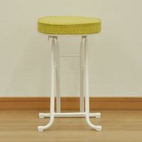 エイ・アイ・エス 折畳座厚チェア 背無し グリーン AATN-230 GN 1脚（直送品）