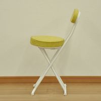 エイ・アイ・エス 折畳座厚チェア 背あり グリーン AATN-220 GN 1脚（直送品）