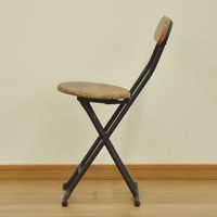 エイ・アイ・エス 木製折畳チェア 背あり ブラウン AAWO-100 BR 1脚（直送品）