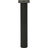 エイ･アイ･エス 金属丸脚 幅85×奥行85×高さ330mm ブラック TCL-330 BK 1セット(4本入)（直送品）