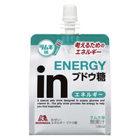 inゼリー（インゼリー） エネルギー ブドウ糖 ラムネ味 1セット（1個（180g）×6） 考えるためのエネルギー補給 森永製菓