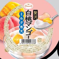 たらみ 贅沢白桃マンゴー ミルク寒天 6個 ゼリー お菓子 洋菓子