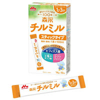 【1歳頃から】森永 フォローアップミルク チルミル スティック 3箱 森永乳業 粉ミルク 防災 災害備蓄 ローリングストック