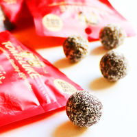 トム＆ルーク フルーツ＆ナッツチョコレートスナックボール ダークストロベリー8個 3袋 チョコレート