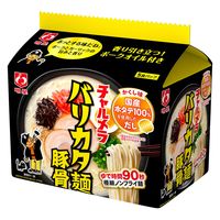 チャルメラ バリカタ麺豚骨 5食パック 1セット（1個×6） 明星食品
