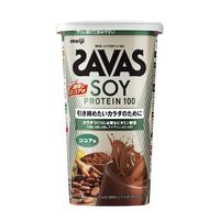 プロテイン ザバス(SAVAS) ソイプロテイン100 ココア味 224g 2個 明治 プロテイン