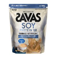 プロテイン ザバス(SAVAS) ソイプロテイン100 ミルクティー風味 900g 3袋 明治
