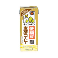 キッコーマン 低糖質調整豆乳 麦芽コーヒー 200ml 1箱（18本入）