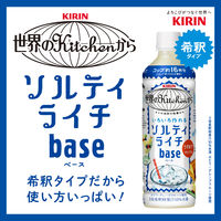 熱中症対策飲料 キリンビバレッジ 世界のキッチンから ソルティライチベース ＜希釈タイプ＞ 500ml 1本 スポーツドリンク 果汁