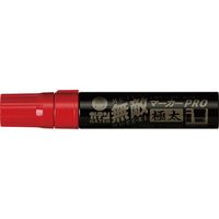 寺西化学工業 日本製 ガテン無敵マーカー PRO 極太型 パック 赤 GMGDP-T2 1セット(10本)