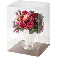 松村工芸　プリザーブドフラワー・ギフト　MAP-2114　コ黄ヤージュＬ　ピンク　183-2114-2　1個（直送品）