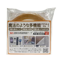 平滑・粗面兼用 強力・透明・多用途両面テープ KT2-253 2mm厚×幅25mm×3m プランドゥーアイ 1巻