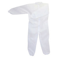 不織布つなぎ服　スタンドカラータイプ　#7024-WLL　 30着入　川西工業