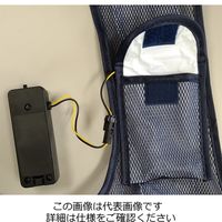 エース神戸 黄LED 安全ベスト 8，000mcd 黄LED×16個使用 橙×黄 LED-OL-Y 1着（直送品）
