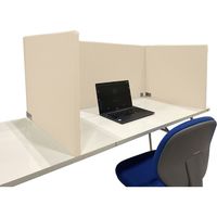 【軒先渡し】バリュテック・インターナショナル フェルトーン 制菌 吸音パネル 幅1100×高さ600mm アイボリー 1枚（直送品）