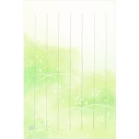 デザインフィル はがき箋 はなあさぎ 8枚入 88802006 1セット(3冊)