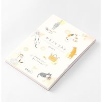 デザインフィル メモ やることリスト 80枚入 ネコ柄 91209621 1セット(5冊)