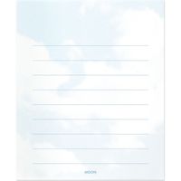 デザインフィル ミニレターセット シール付 空色ノキモチ 91802608 1セット(3冊)