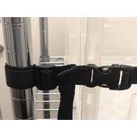 プロセブン ラックベルト(樹脂バックルタイプ) BRK-J2018B-S 1セット(4個)