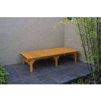 タカショー ウッディーDX縁台 ナチュラル 1800x900 BMSH-189NN 1台