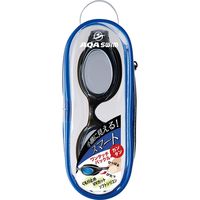 キヌガワ 男女兼用 スイミングゴーグル ウォーターランナースマートクリック3 スモーク KM1625 1セット(3入)（直送品）