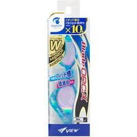 タバタ VIEW スイムゴーグル Blade ORCA クリアフレームシリーズ ミラーレンズ アクアマリンピンク V230SAMC 1個（直送品）