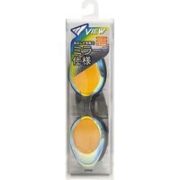 タバタ FITNESSミラーゴーグル ブラックオレンジ V610MR 1個（直送品）