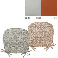 川島織物セルコン モリス デザイン スタジオ ブラザーラビット シートクッション 450×430mm グレー LN1733_98GR 1個（直送品）