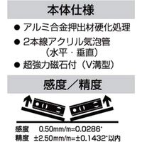 エビス ソリッドレベル100mm ED-10SOL 1台（直送品）