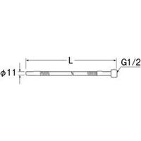 SANEI 厨房用ベンリー直パイプ 4973987029400 1台（直送品）