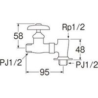 SANEI 分岐バルブ 4973987119002 1個（直送品）