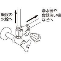 SANEI 分岐バルブ 4973987119262 1個（直送品）