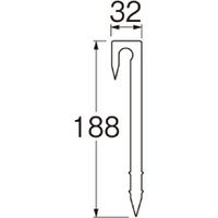 SANEI アンカーペグ 4973987212598 1個（直送品）