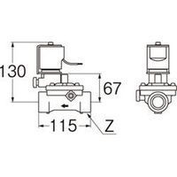 SANEI 電磁弁 4973987217531 1個（直送品）