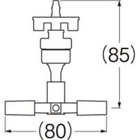 SANEI マイクロフォガー２分岐 4973987217555 1個（直送品）
