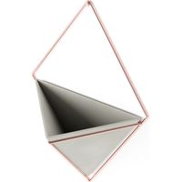 アントレックス Umbra トリッグ ウォールオーガナイザー L 幅220×奥行100×高さ390mm コンクリート/コパー 1個（直送品）