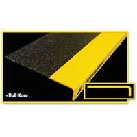 セーフラン安全用品 階段用滑り止めカバー 609×150×25mm 黒黄 コンクリート設置用ネジ付属 12087-C 1個（直送品）