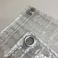 まつうら工業 糸入り透明シート LK1000 約2.7×2.7m MF-LK1000-2727 1セット(1枚×3)