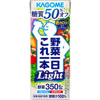 カゴメ 野菜一日これ一本 Light 200ml 1セット（48本）【野菜ジュース】