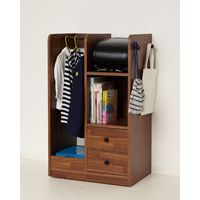 クロシオ マルチハンガーラック ブラウン a2451520 1個（直送品）