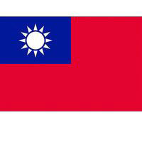 東京製旗 国旗No.2(90×135cm) 台湾 426403 1枚 207-3776（直送品）