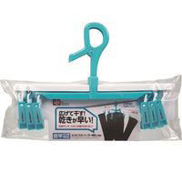 レック らくらくズボンハンガー伸縮(2本組) W-477 1セット(5個) 215-4418（直送品）