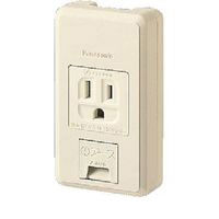 パナソニック Panasonic リファイン露出ET付き接地コンセント WKS216 1セット(5個) 159-0949（直送品）