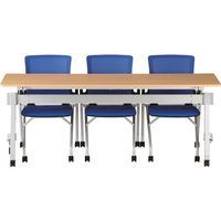 トラスコ中山 TRUSCO コンパクトミーティングチェア ブルー CMC-B 1脚 207-2931（直送品）