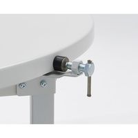 トラスコ中山 TRUSCO LC型大型回転台ストッパー付 Φ860XH500 帯電防止マット張り 脚付 LC9080DAS-K5 1台（直送品）