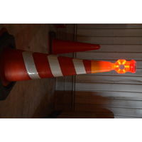 トラスコ中山 TRUSCO 安全コーン用ソーラー工事灯 SCLC-R 1個 207-2559