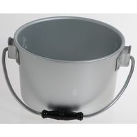 トラスコ中山 TRUSCO アルミ取手付容器 サイズ(呼称):2L 182φ×117 ARCKJ-182 1個 206-8708（直送品）