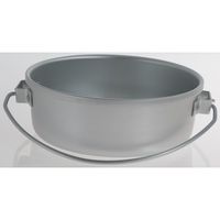 トラスコ中山 TRUSCO アルミ取手付容器 サイズ(呼称):小 220φ×80 ARCKJ-220A 1個 206-8709（直送品）